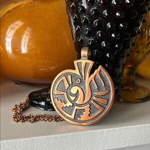 Copper Pendant Necklace